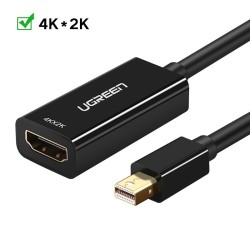 CablesUGREEN - Adaptador mini DP a HDMI - Cable 4K