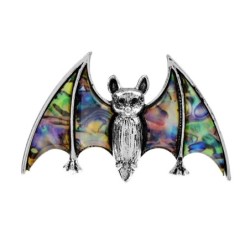 Colorful crystal bat - broochBrooches