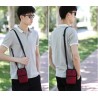 BolsosBolso bandolera pequeño de lona - cremalleras - orificio para auriculares