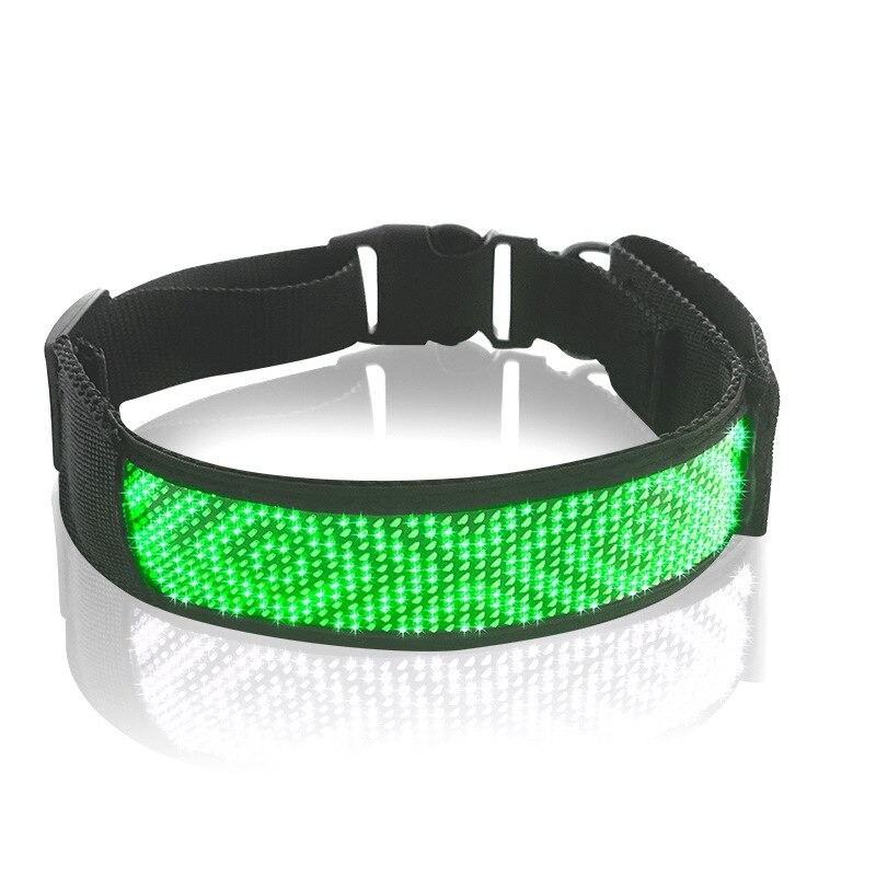 Collares & correasCollar para gatos / perros - LED - Bluetooth - luz de desplazamiento interactiva digital
