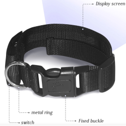 Collares & correasCollar para gatos / perros - LED - Bluetooth - luz de desplazamiento interactiva digital
