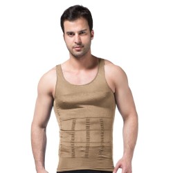 CamisetasCamiseta adelgazante para hombre - sin mangas - moldeador de cuerpo