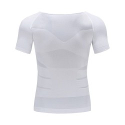 Mens slimming t-shirt - short sleeve - compression - body-shaperT-shirts