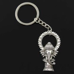 llaveroElefante Ganesha Buddha Vintage - llavero de metal