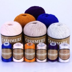 100% Mongolian cashmere - hand-knitted yarn wool - for knitting / crochetTextile