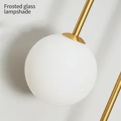 Modern wall lamp - double glass ball - gold iron - LED G9 - AC90-260VWall lights