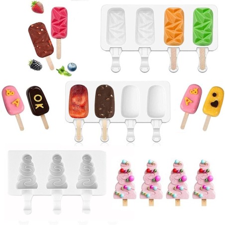 Silicone ice cream mold - for homemade dessert makingTools