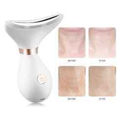 MasajeMasajeador multifuncional cara/cuello - lifting / antiarrugas - Terapia de fotones LED