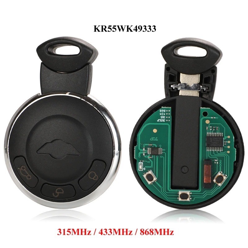 KR55WK49333 315/ 433/ 868MHz - remote smart key - for BMWKeys KR55WK49333 315/ 433/ 868MHz - remote smart key - for BMWKeys