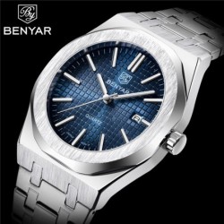 BENYAR - luxury stainless steel watch - Quartz - waterproofWatches