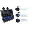 Herramientas & mantenimientoBalancín de metal a prueba de agua - panel de interruptores de palanca - disyuntor - USB - 4/6 ba...