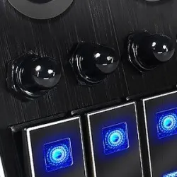 Herramientas & mantenimientoBalancín de metal a prueba de agua - panel de interruptores de palanca - disyuntor - USB - 4/6 ba...