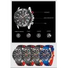 RelojesLIGE - reloj deportivo de cuarzo - luminoso - resistente al agua - correa de silicona