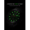RelojesLIGE - reloj deportivo de cuarzo - luminoso - resistente al agua - correa de silicona