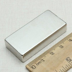 N35N35 - imán de neodimio - bloque fuerte - 50 * 25 * 10 mm