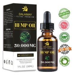 MasajeAceite de semilla de cáñamo orgánico - ansiedad / estrés / alivio del dolor - ayuda para dormir - aceite de masaje de c...