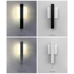 ApliquesAplique LED moderno - con interruptor - redondo - cuadrado - 6W