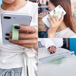 TitularesSoporte universal para teléfono - pulsera de silicona - empuñadura de anillo de dedo - pegatina
