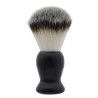 Professional beard shaving set - brush - stainless steel bowl - with standShaving