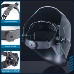 CascosMáscara de soldadura - oscurecimiento automático - Solar - automático - DIN 4/9-13 TIG MIG