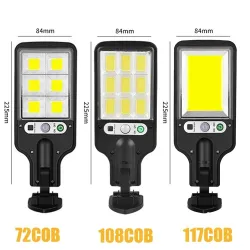 Solar street light - motion sensor - remote control - IP65 waterproof - LED - COBStreet lighting
