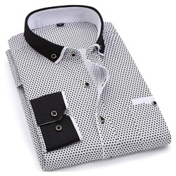 CamisetasCamisa clásica de manga larga - estampado de moda - Slim Fit