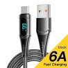 Essager - USB type C to USB C cable - PD fast charging - with digital display - 100W / 5ACables