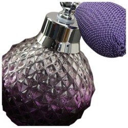 PerfumeFrasco de perfume vintage de cristal - con atomizador - 100ml