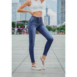 High waisted pencil jeans - stretch lycra - SlimPants