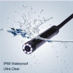 CámaraMini cámara endoscópica - WiFi - LED - micro USB - IOS Android - IP68 resistente al agua