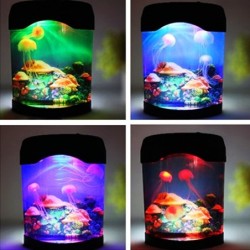 Luces & IluminaciónMini acuario de medusas - lámpara de noche