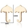 Small umbrella earrings - stainless steelEarrings