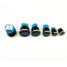 Black push button switch LED - waterproof - fixed self-locking - 12mm / 16mm / 19mm / 22mm - 5V / 12V / 220VSwitches