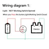 Black push button switch LED - waterproof - fixed self-locking - 12mm / 16mm / 19mm / 22mm - 5V / 12V / 220VSwitches