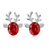 AretesPendientes Christmas Elk - con cristal