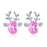 AretesPendientes Christmas Elk - con cristal