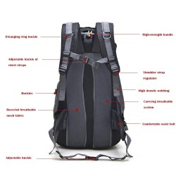 MochilasMochila impermeable camping/deporte - gran capacidad - 50L