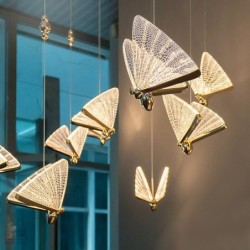 Modern ceiling lamp - colorful butterflyCeiling lights