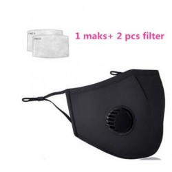 Protective face / mouth mask - PM25 activated carbon filter - air valve - reusableMouth masks