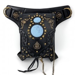 BolsasBolso de hombro/pierna/riñonera - steampunk - gótico - estilo retro - cuero