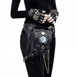 BolsasBolso de hombro/pierna/riñonera - steampunk - gótico - estilo retro - cuero