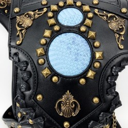 BolsasBolso de hombro/pierna/riñonera - steampunk - gótico - estilo retro - cuero