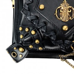 BolsasBolso de hombro/pierna/riñonera - steampunk - gótico - estilo retro - cuero