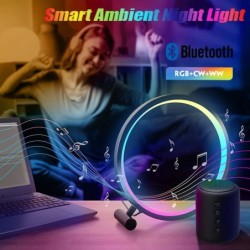 Luces & IluminaciónLuz ambiental inteligente - lámpara de noche - control de aplicaciones - USB - LED - RGB