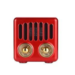 Altavoz BluetoothAltavoz retro de plástico - radio FM digital - Bluetooth