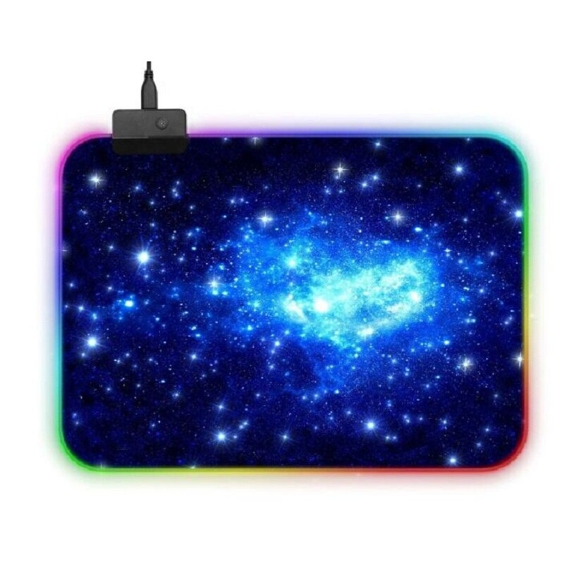 AccesoriosAlfombrilla antideslizante para ratón/teclado - USB - LED - RGB