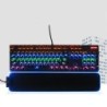 AccesoriosTeclado / reposamuñecas - Cojín de apoyo - Almohadilla antideslizante - RGB - LED