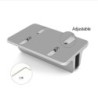 SoporteSoporte para portátil de doble ranura - soporte de aluminio - ajustable