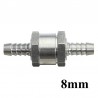 Aluminium fuel valve non return one way - petrol diesel water oil - 6mm/8mm/10mm/12mmMotorbike parts