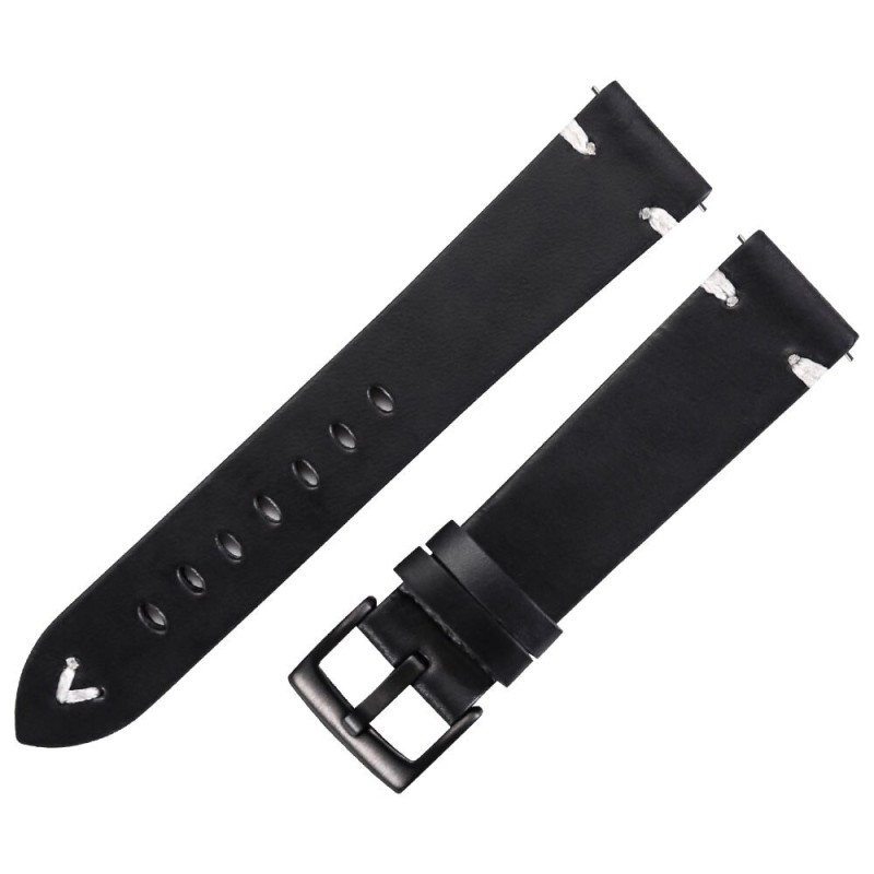 RelojesCorrea de reloj de piel - con hebilla de metal